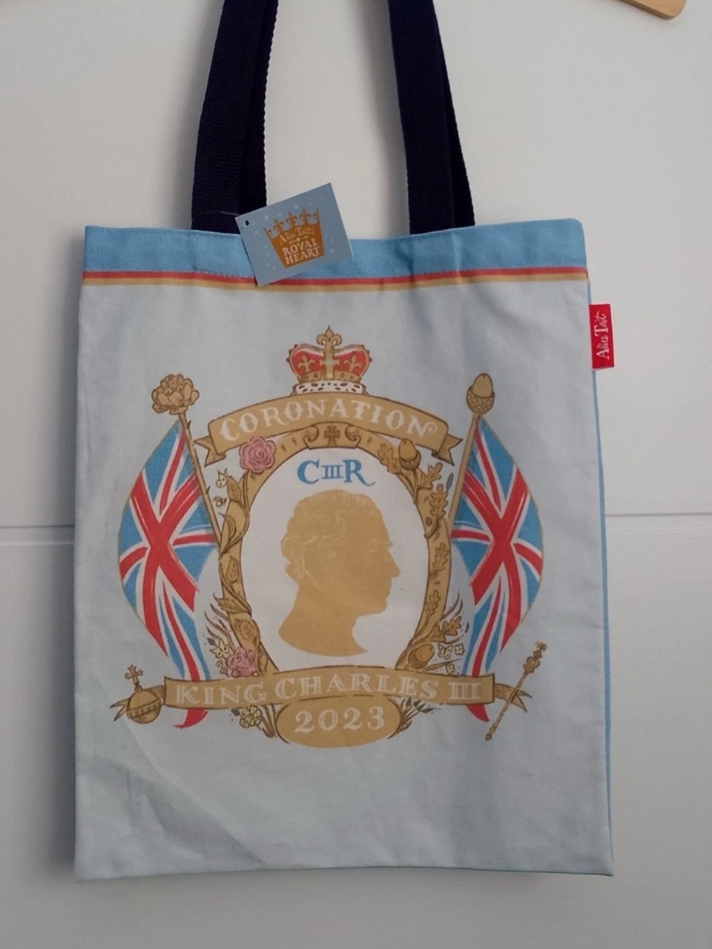 Alice Tait Coronation King Charles III Tote Bag from London NWT